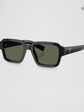 Prada Black Frame Sunglasses Mens 02ZSF